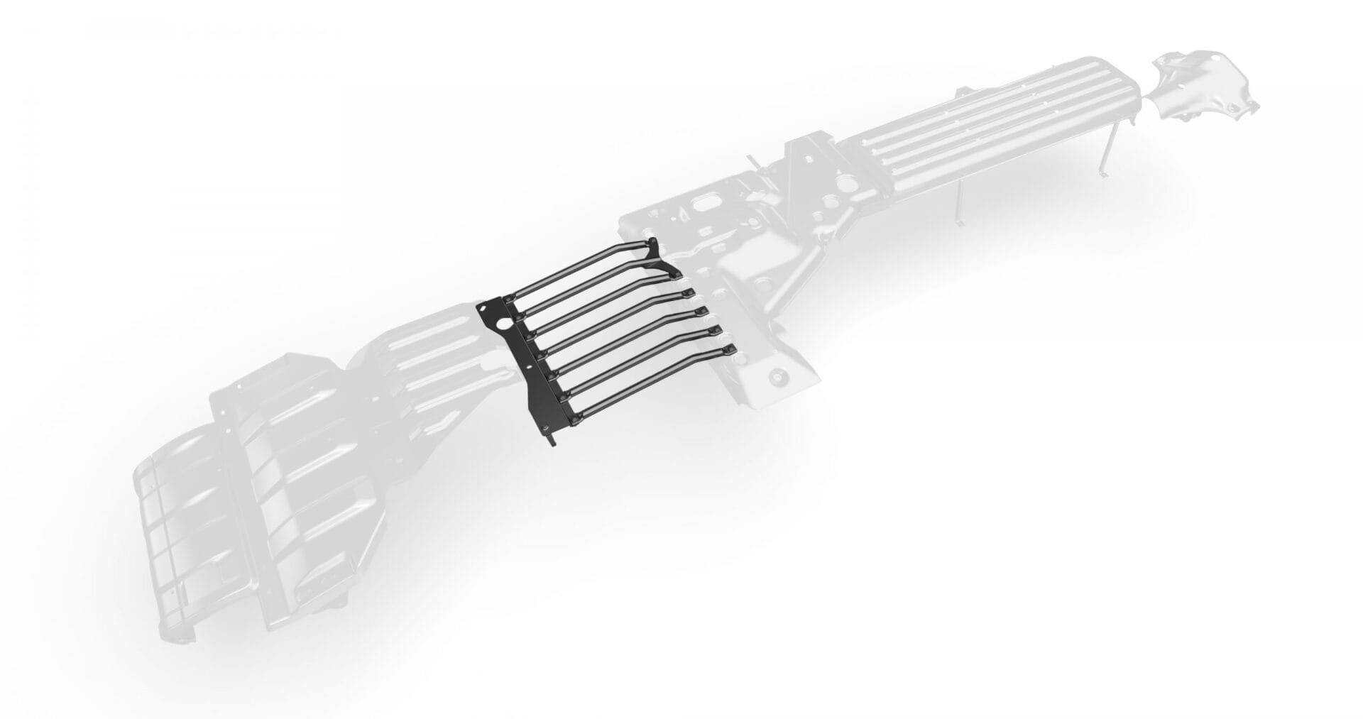 AEV ZR2 BISON TRANSMISSION SKID PLATE - Image 2