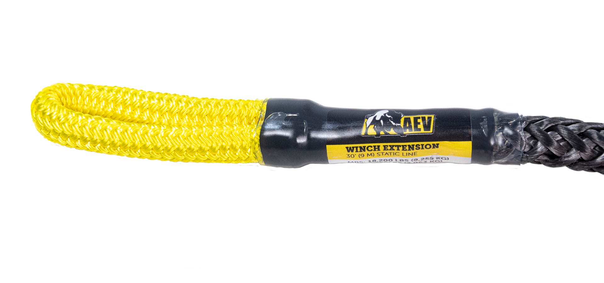 AEV WINCH EXTENSION ROPE 3/8" x 30' 18,200lb - Image 2
