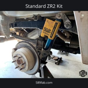 589 FAB CHEVY COLORADO ZR2/BISON REAR SHOCK RELOCATION KIT